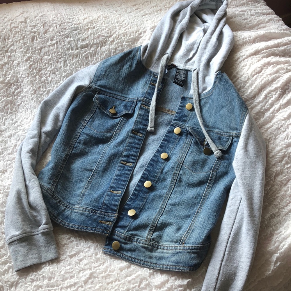 Jean jacket/hoodie